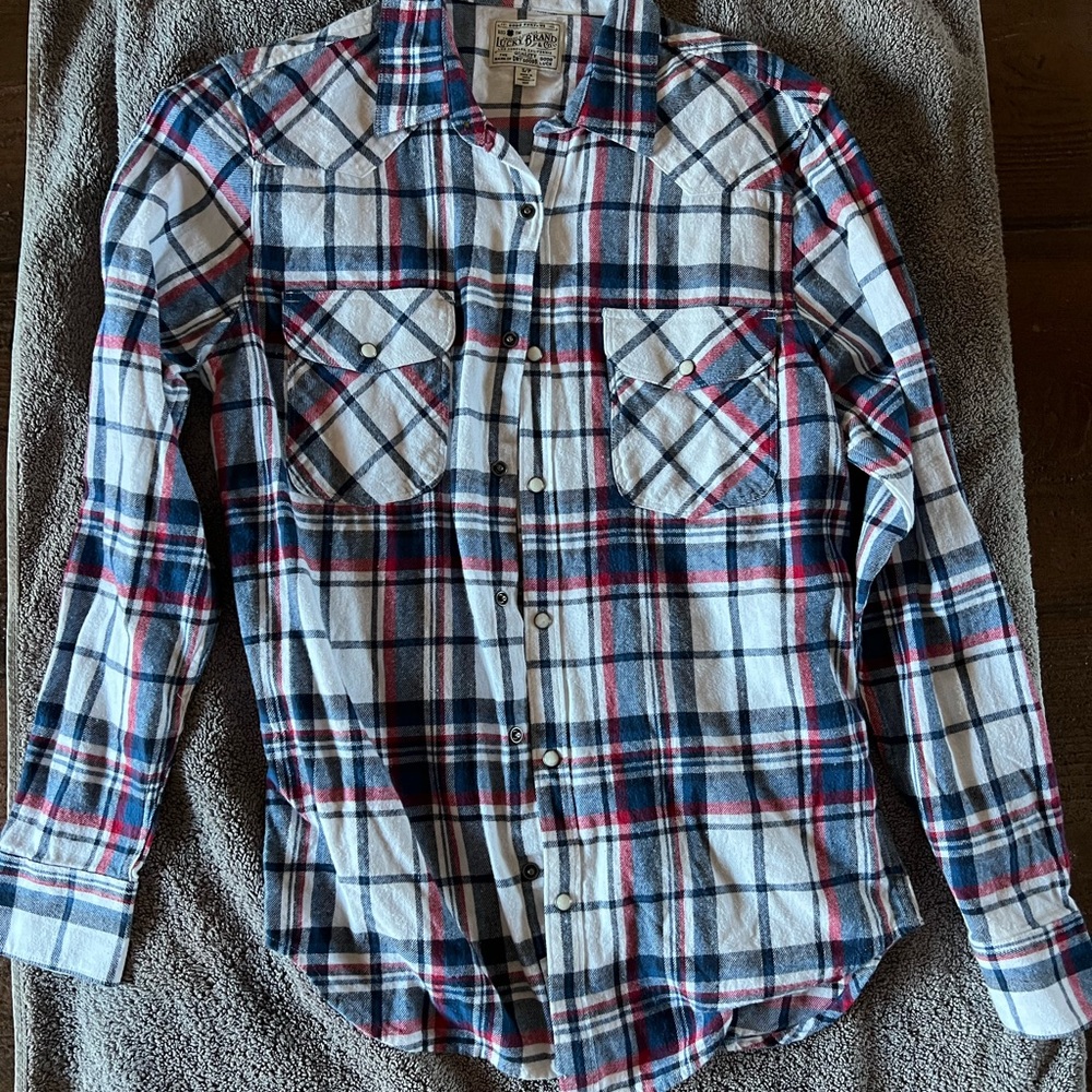 Woman’s lucky flannel